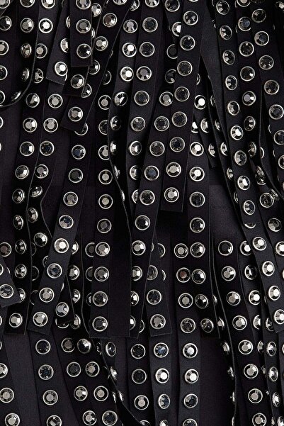 H&M تنورة مزينة بأحجار الراين