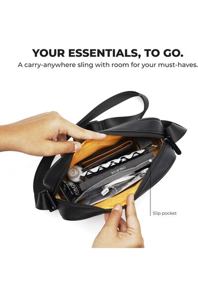 MOKOBARA The Friday Sling Nylon Crossbody Sling Bag - Black