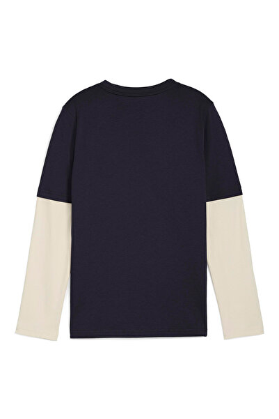 Puma Mid 90S Layered Kids Round Neck T-Shirt