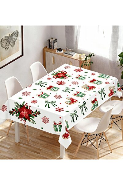 PELİNDEN New Year, Christmas Themed, New Year's Table Table Cloth 150X220 cm