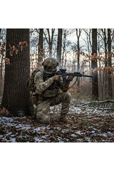 Hipolar Balaclava Winter Hat, Multicam Camouflage, Soft Polar Fleece, Size M 52, Semi-elastic