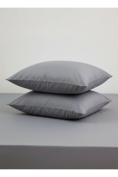 VİENNA 4-Piece Cotton Pillowcase Set 50X70 cm – Double Color Combination – 20 cm Cover Model