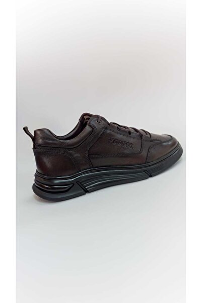 Voyager Men's Casual Shoes Genuine Leather Thermo Air Tube Sole Orthopedic Lace-Up Comfortable