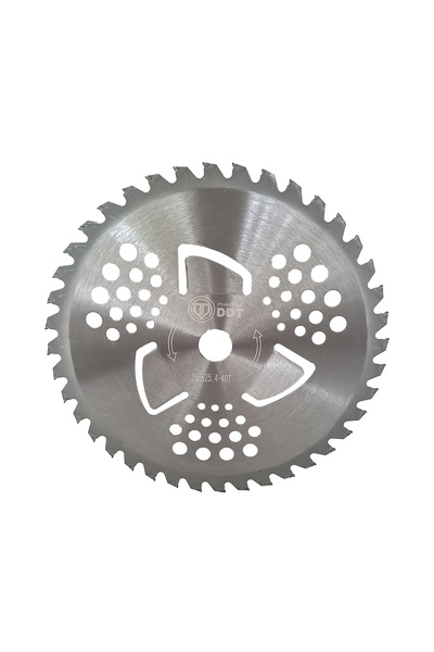 DDT Disc de motocoasă cu aripioare, dinți circulari Vidia, 255x25.4x40T