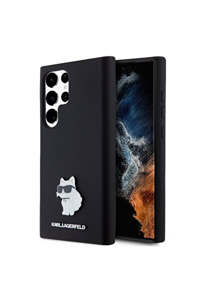 Karl Lagerfeld Carcasă pentru Samsung Galaxy S23 Ultra, silicon, neagră