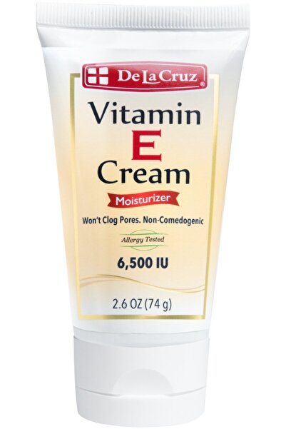 De La Cruz كريم مرطب بفيتامين E، أنبوب 2.6 أونصة، 6500 وحدة دولية