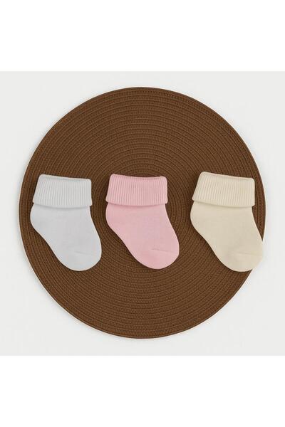 BYS BABY FASHION Cotton Baby Girl-Boy Socks 3-Pack / Newborn Baby Socks / New...