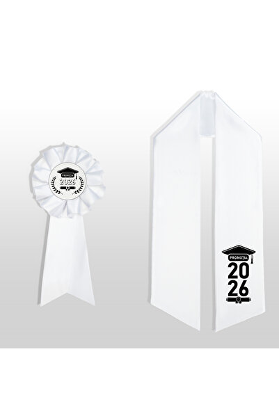 Toca Absolvire Graduation Sash and Ribbon, Personalized 2026, Ceremony/Celebration, End of Year, High School, College