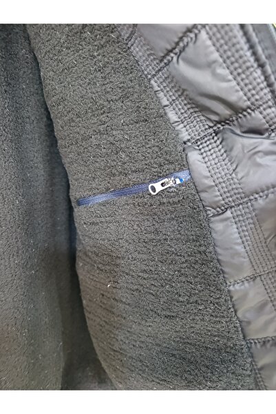 couis Men's Large Size with Ribbed Sleeves and Waist, Fur Lining Inside Hooded