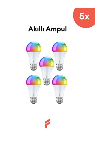 Fonri Akıllı Ampul E27 RGB 11W 5'li