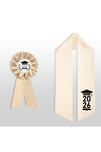 Toca Absolvire Esarfa si Cocarda de Absolvire, Personalizate 2026,Ceremonie/S...