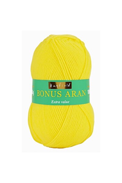 hayfield Sirdar BONUS ARAN knitting yarn, Bright Lemon