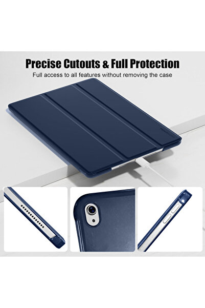 PRIMEEIGHT iPad Case Mini 6 Curved Edges 8.3 inch Shockproof apple case Anti Scratch protective case Blue