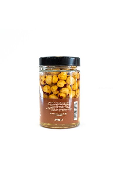 Bacanalia Acacia honey with roasted hazelnuts Bacanalia, beekeeper Mihai Grama, 340 g