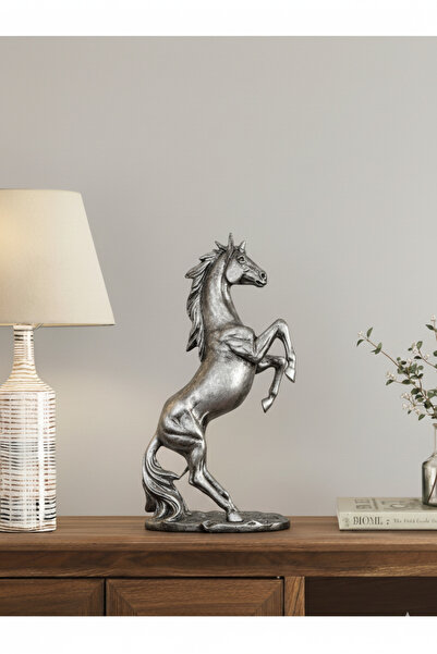 Dekoromi Şahlanan At Heykeli Ev Dekorasyon Biblo 35x18cm