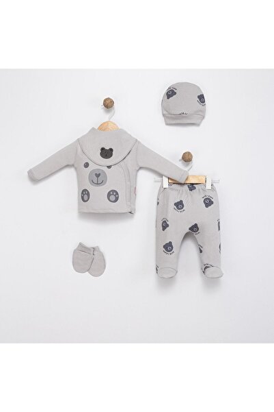 Minixobaby طقم ملابس للأطفال الأولاد من مينيكسو مع دمية دب