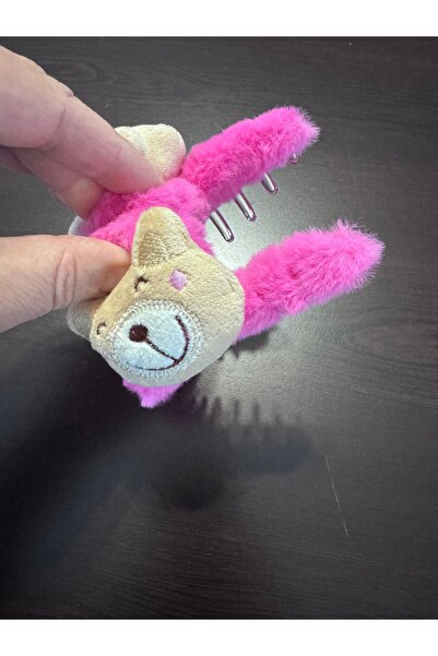 aysequlce Bear Plush Buckle – Cute Pinchable Butterfly Model (11.5 cm)