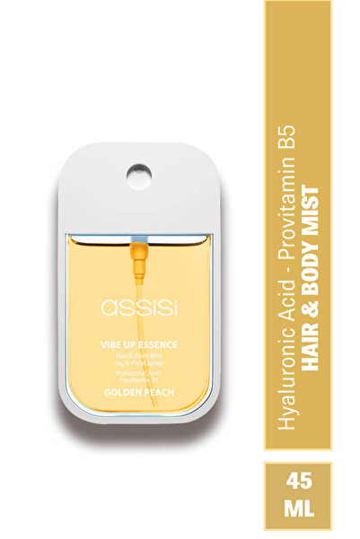 Assisi Golden Peach Hyaluronik Asit & Provitamin B5 Saç ve Vücut Spreyi 45 ml...