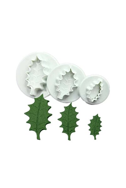 Dharst Set 3 decupatoare cu ejector - Frunze