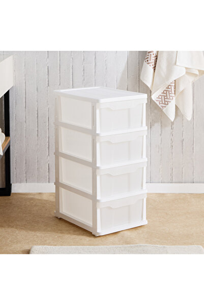 Home Box Kevin 4-Layer Drawer Set with wheels/knockdown