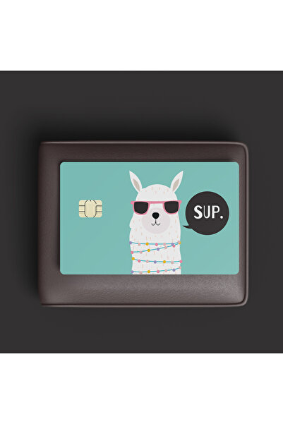 ACME LABS Credit Card Sticker Skin - SUP Llama Credit Card Skin - Small Chip