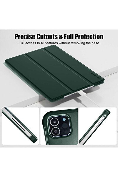 PRIMEEIGHT iPad Case 2018/2020/2021 12.9 inch Shockproof apple case Anti Scratch protective case Green