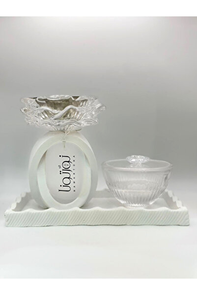 DVINA A complete incense burner and decorative set, combining modern simplicity with an artistic white finish.
