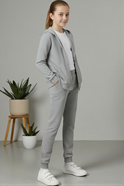 han elegant 2-Piece Girls' Top and Bottom Tracksuit Set