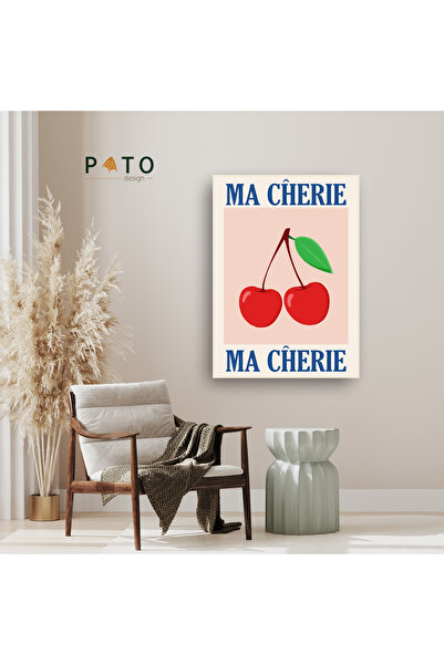 'Ma Cherie' Painting | Beige Framed | MDF & UV Printing