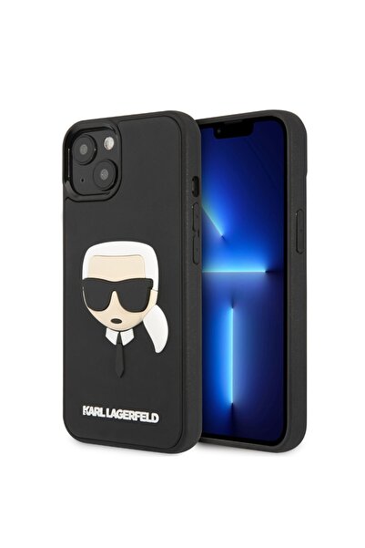 Karl Lagerfeld Carcasă pentru iPhone 14 Plus, Design 3D, Negru
