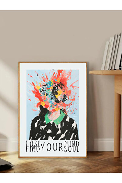 Tuba Decor Tablo dintr-o singură bucată cu rame din lemn pentru sufragerie, s...