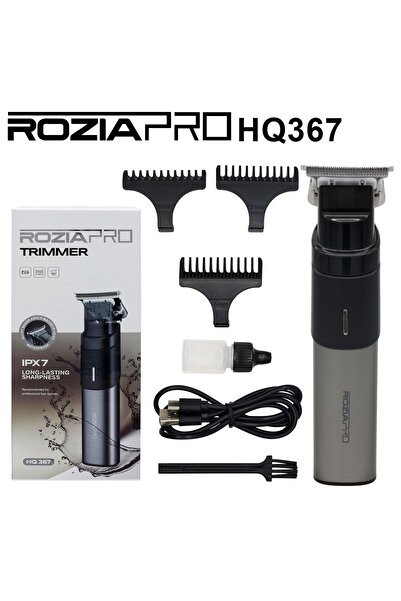 ROZIA PRO IPX7 Waterproof Professional Shaver for Beard and Head Hair Removal – Powerful Battery and Fast Charging