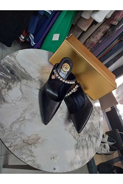 Velvet حذاء فيرس-أكا ذو الكعب العالي مرصع بالأحجار 14213-58