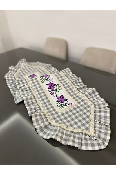 Parla Life Model Runner cu cusătură în cruce cu volane gri (culoarea și model...