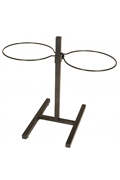 Record Stainless Steel Dog Bowls with Adjustable Stand (50 cm) - 2 x 1.75 L