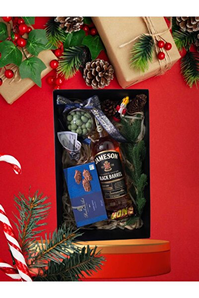 tincoboutique Cos Cadou Premium de Sarbatori- Whisky Jameson, Praline si Glob...