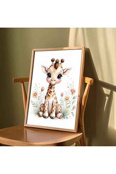 alphobitasarım Girafa adorabilă pentru camera copiilor tăi - Pictură decorati...