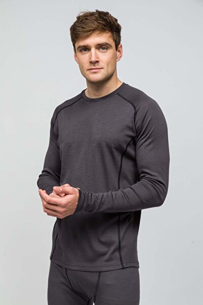 Od Sportswear Thermawool %100 Merino Yünü Termal İçlik Üst 195 gr - Antrasit