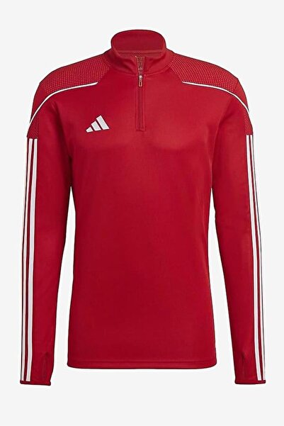 adidas Tiro23 L HS0327 Kırmızı Erkek Fermuarlı Sweat