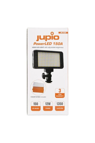 Jupio LED Power LED 150A Continuous Light Lamp, 150 LEDs, Built-in Battery