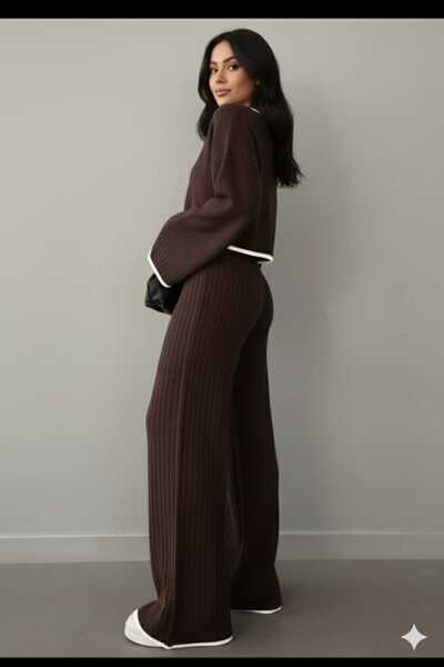 Cemre Life Нов комплект с детайлен плетен мотив Deux Shepherd Stitch