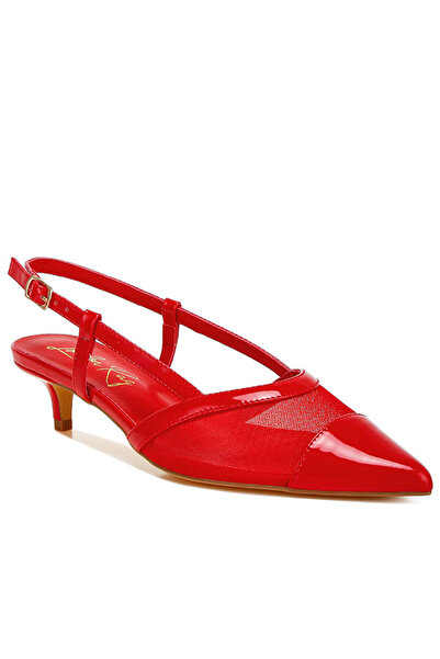 london Rag Women Red Mesh Slingback Sandals