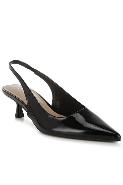 london Rag Women Kitten Heel Slingback Sandals in Black