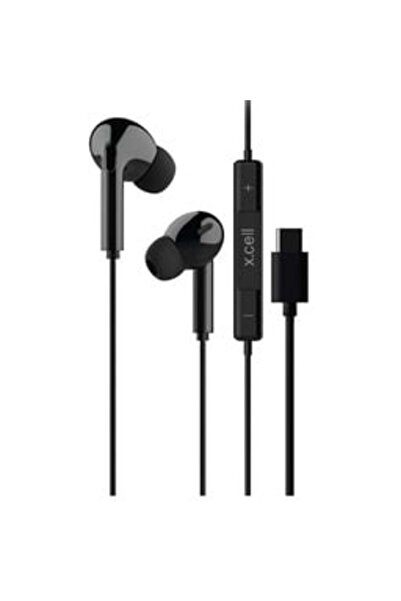 X.Cell Type-C Wired In Ear Stereo Headset HS103C, Black