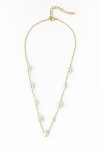 OEM Women's Necklace with Pearls
