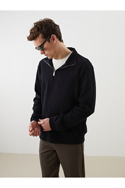 LC Waikiki Ανδρικό φούτερ με μαύρο γιακά