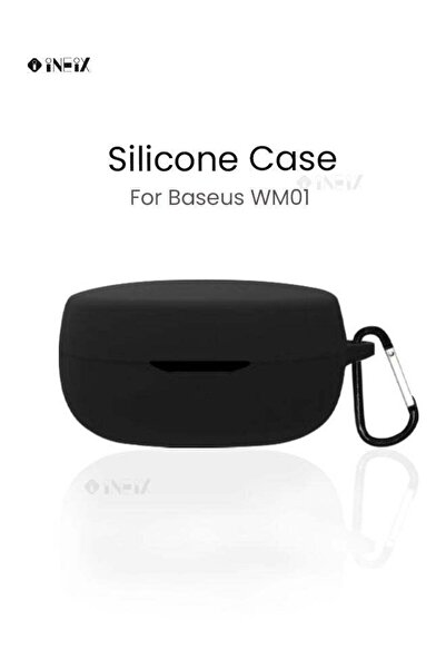 ineix غطاء سيليكون ناعم لسماعات Baseus WM01 TWS