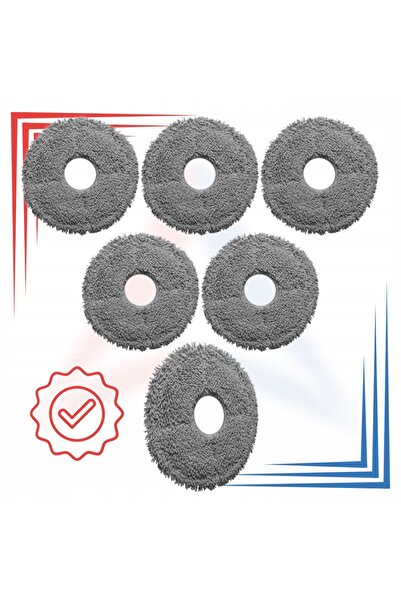 Other Mop cover for Dreame L10S Ultra L20 X20 X40 X50 Xiaomi S10+ X10+ | 6 pcs.