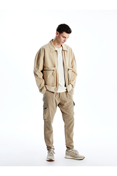 LC Waikiki Ανδρικό αθλητικό παντελόνι XSIDE ACTIVE Beige εφαρμοστό