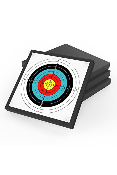 YESMAX Archery Targets Arrow Target Block with 10 PCS Papers and 4 PCS Pins